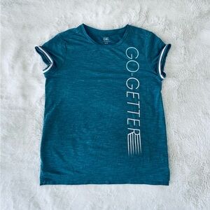 Athleta Girl Blue Go-Getter T-Shirt,14G, XL